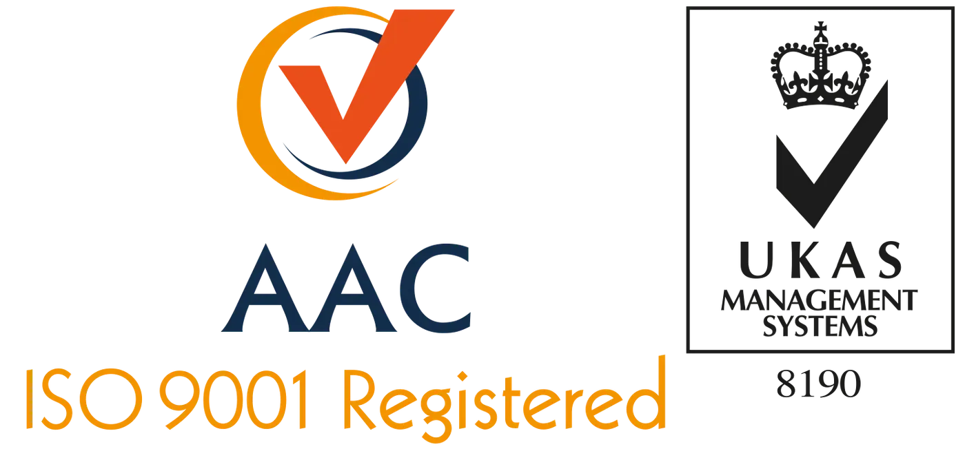 AAC and UKAS logos